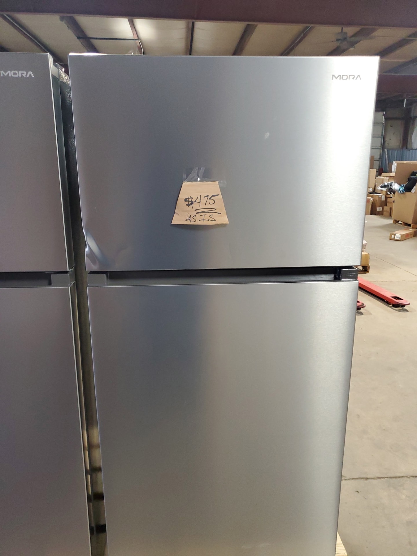 MORA Stainless Top Freezer Refrigerator